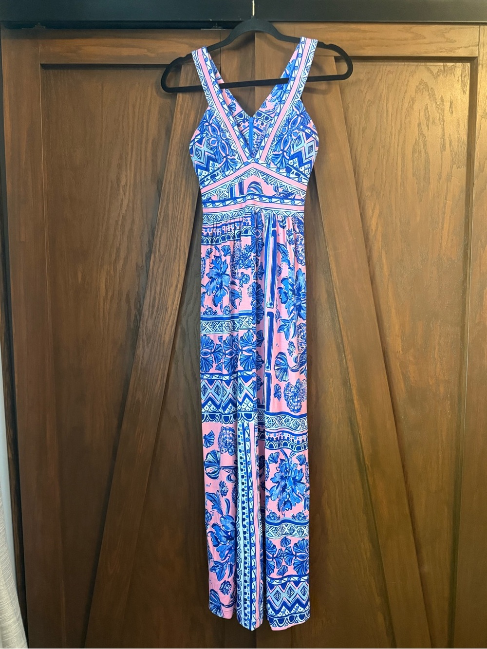 NWOT Lilly Pulitzer Taryn Maxi Dress Sz XXS Straps V-Neck